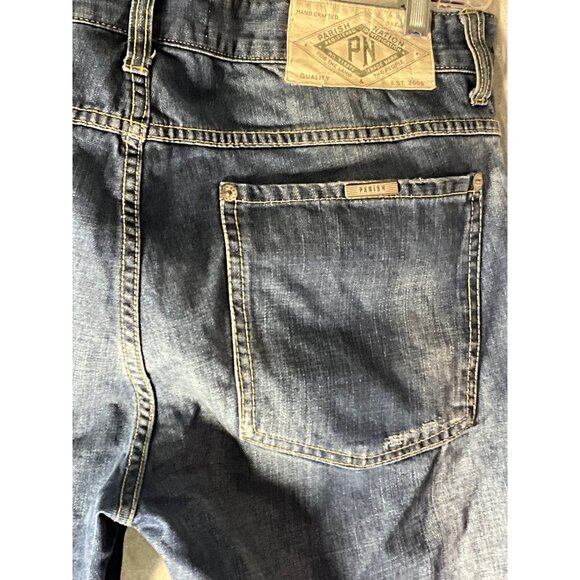 Parish Nation Men's 36‎ Distressed Shorts - Picture 5 of 6